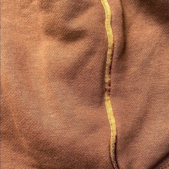 Nike Women's Athletic Shorts in Brown and Gold - Picture 7 of 9